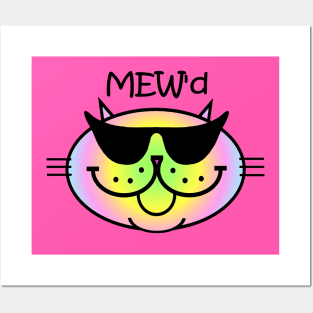 MEW'd - Pastel Rainow Posters and Art